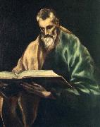 GRECO, El Apostle St Simon oil painting artist